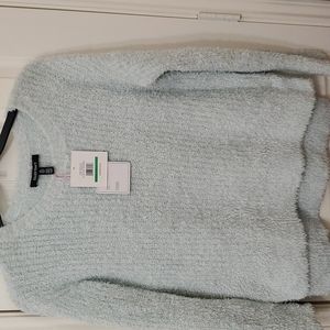 NEW!!! Ellen Tracy Peppermint green Eyelash Sweater size L